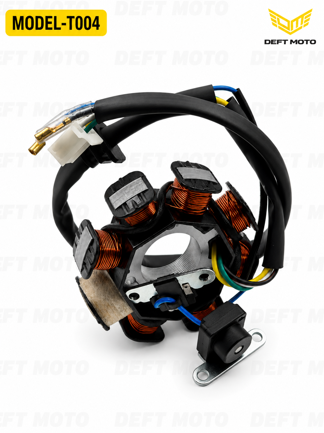 DEFT MOTO MODEL-T004 Mototsikl uchun Generator Statori (Generator G'altagi) 12V - 3