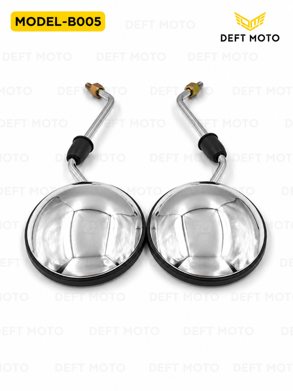 DEFT MOTO MODEL B005 mototsikl uchun orqa ko‘rish oynalari, 2 dona to‘plam